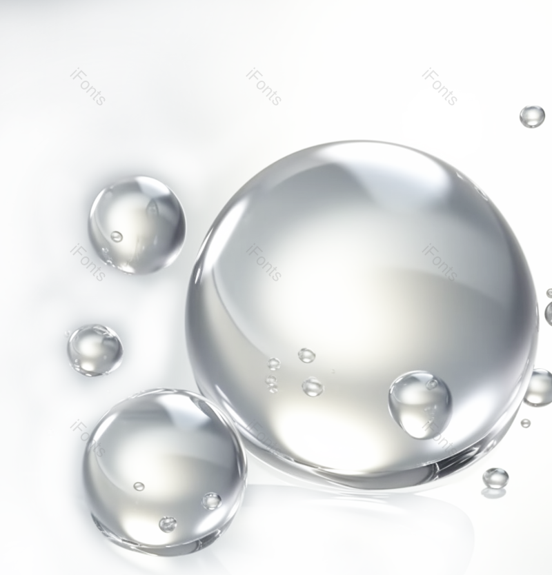 雨滴图片,气泡元素,液体PNG,透明免抠素材